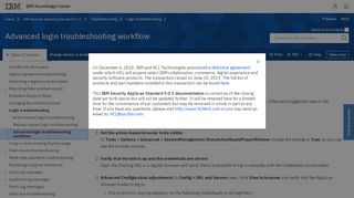 
                            7. Advanced login troubleshooting workflow - IBM