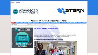 
                            5. Advanced Network Devices Portal :: Starin Distributing