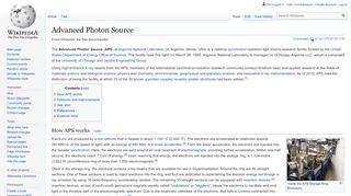 
                            5. Advanced Photon Source - Wikipedia