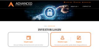 
                            7. Advanced Share Registry :: Investor Login