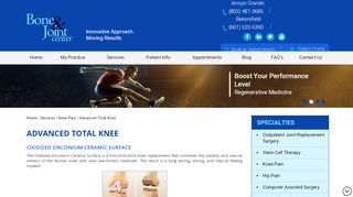 
                            7. Advanced Total Knee Arroyo Grande | Oxidized ... - Bone & Joint Center