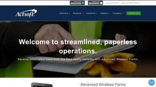 
                            9. Advanced Wireless Forms - Actsoft, The GPS Fleet Tracking & MRM ...