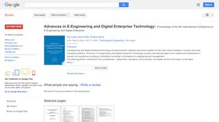
                            6. Advances in E-Engineering and Digital Enterprise Technology: ... - Google Books Result