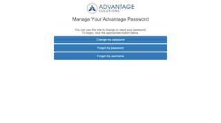 
                            7. Advantage Password Management