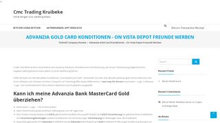 
                            7. Advanzia Gold Card Konditionen - susukambingetawaplus.com