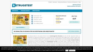 
                            10. Advanzia MasterCard Gold Kreditkarte Vergleich | 2019