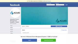 
                            6. Adventist Church Management Systems - ACMS - About | Facebook