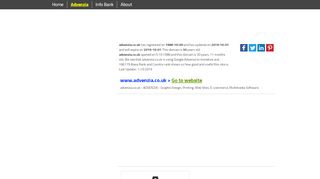 
                            5. advenzia.co.uk : ADVENZIA - Graphic Design, Printing, Web ...