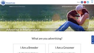 
                            4. Advertise In Marketplace - AKC Marketplace - American Kennel Club