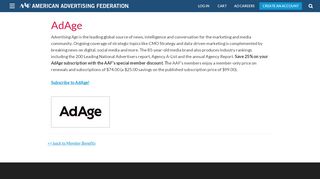 
                            9. Advertising Age | AAF