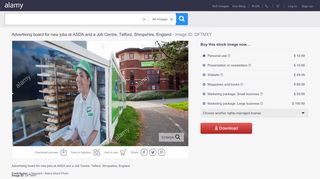 
                            1. Advertising board for new jobs at ASDA and a Job Centre ...