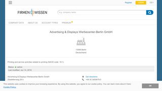 
                            1. Advertising & Displays Werbecenter-berlin Gmbh - Berlin ...