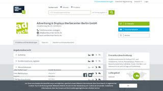 
                            8. Advertising & Displays Werbecenter-Berlin GmbH …