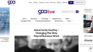 
                            6. Advertorial: KeyPay - Changing the way payroll bureaux work – GPA