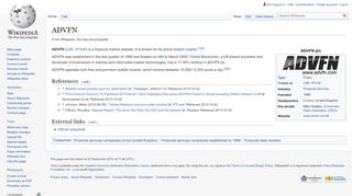 
                            2. ADVFN - Wikipedia