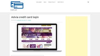 
                            3. Advia credit card login - Credit card - audreysedibles.com