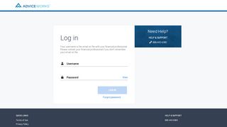 
                            2. AdviceWorks Client Portal