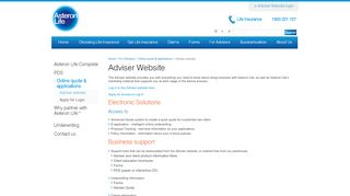 
                            1. Adviser Website | Asteron Life