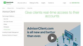 
                            4. AdvisorClient | TD Ameritrade Institutional