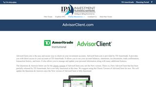 
                            5. AdvisorClient.com | Investment Planning Advisors