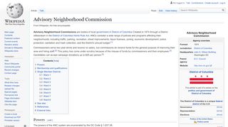 
                            5. Advisory Neighborhood Commission - Wikipedia