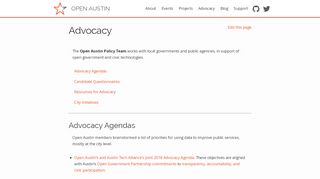 
                            9. Advocacy - Open Austin