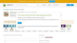 
                            6. Adwazo Influencer Beta - Android app on AppBrain