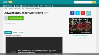 
                            4. Adwazo Influencer Marketing 1.2.7 Free Download