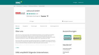 
                            9. adzLocal GmbH als Arbeitgeber | XING Unternehmen