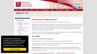 
                            5. AEA - American Evaluation Association : Join AEA