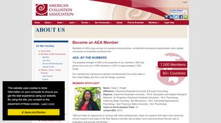 
                            6. AEA - American Evaluation Association : Membership