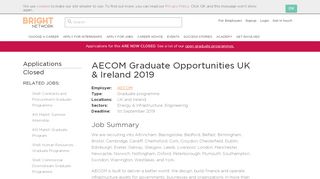 
                            9. AECOM Graduate Opportunities UK & Ireland 2019 - AECOM