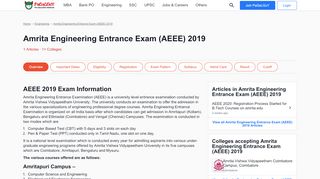 
                            10. AEEE 2019 Exam Date, Admit Card, Registration, Syllabus and Result ...