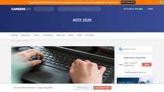 
                            6. AEEE 2020 - Exam Dates (Announced), Application Form, Syllabus ...