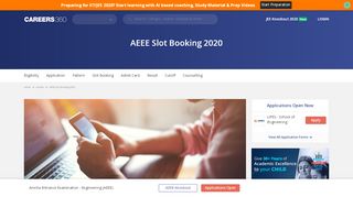 
                            5. AEEE Slot Booking 2020 - Amrita slot booking by OTBS - Engineering