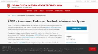 
                            2. AEFIS - Assessment, Evaluation, Feedback, & Intervention System ...