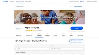 
                            8. Aegis Therapies Employee Reviews - Indeed