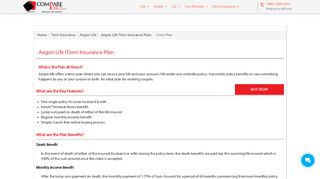 
                            8. Aegon Life iTerm Plan - Comparepolicy.com