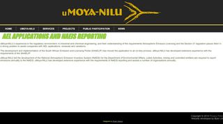 
                            7. AEL APPLICATIONS and NAEIS REPORTING - umoya-nilu.co.za