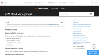 
                            2. AEM Cloud Management - Adobe Help Center