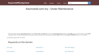 
                            5. aeoncredit.com.my - Oh no! | AEON Credit Service Malaysia