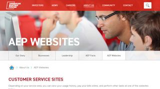 
                            4. AEP Websites - AEP.com