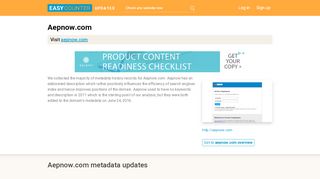 
                            9. Aepnow (Aepnow.com) - Easy Counter