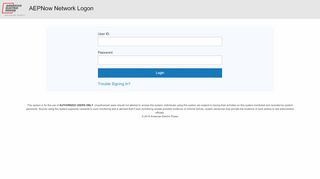 
                            3. aepnow.aepnow.com - AEP BASIC Login Form