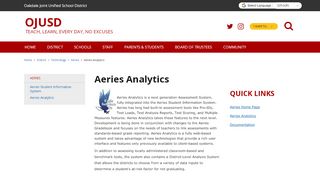 
                            7. Aeries Analytics - Oakdale Joint Unified School District - School Loop