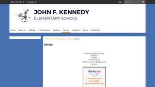 
                            8. Aeries - John F. Kennedy Elementary