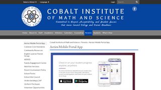 
                            4. Aeries Mobile Portal App - Cobalt Institute of Math and Science