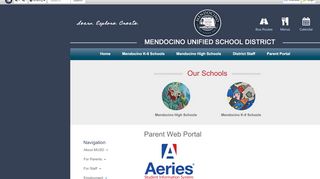 
                            7. Aeries Parent Portal Information - Mendocino Unified School District