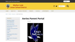 
                            6. Aeries Parent Portal - Mother Lode Union School District