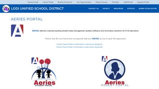 
                            1. Aeries Portal - Lodi Unified School District